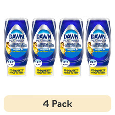 Dawn EZ-Squeeze Platinum Dishwashing Liquid Dish Soap, 12.2 fl oz (4 Pack) Dishwashing price