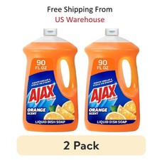 2pk Ajax Ultra Triple Action, Dishwashing Liquid Dish Soap, Orange 90 fl oz Dishwashing price