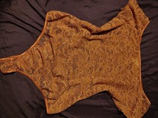 Bozzolo Bronze Lace Sleeveless Bodysuit Tank Top & Bodysuit price