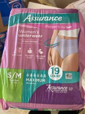 Assurance Women's Maximum Absorbency Incontinence & Postpartum Underwear19ct S/M Postpartum price