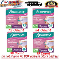 Assurance Women'S Incontinence & Postpartum Underwear, Small / Medium, Maximum A Postpartum price