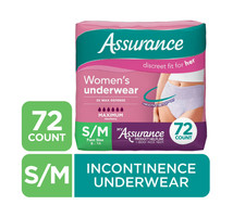 Assurance Women's Incontinence &Postpartum Underwear XL Maximum Absorbency, 72Ct Postpartum price