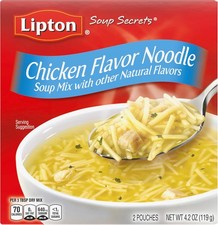Lipton Instant Soup Mix Chicken Flavor Noodle For a Warm Cup of Soup Cooks in 5 Instant Soup price