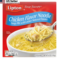Lipton Soup Secrets Instant Soup Mix Chicken Noodle 4.2 oz Quick 5 Min Cup Soup Instant Soup price