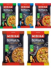 Ukrainian instant noodle soup Mivina. Instant Soup price