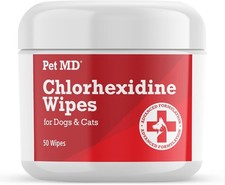 Pet MD Topical Wipes for Cleansing - with Aloe for Cats and Dogs - 50 Count Pet Products price
