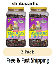 3-D Pet Products Premium Cockatiel Bird Food Seeds, with Probiotics4.5 lb(2 pack Pet Products price