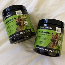 (BUNDLE X2) Pet Honesty Probiotics for Dogs 90 Soft Chews PUMPKIN FL Exp. 2027 Pet Products price