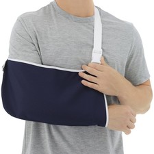 Core Products Deep Pocket Envelope Arm Sling Blue Adjustable Durable Washable Orthopedic Products price