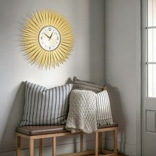 Decorative Metal Home Wall Clock Gold 58cm for Living Room,Bedroom,Dining Room Decorative Clock price