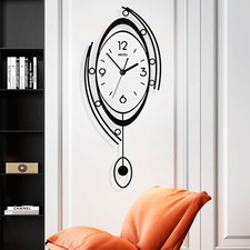 Large Nordic Wall Round Clock 3D Creative Clocks Wall Home Living Room Decor Decorative Clock price