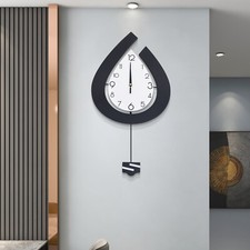 Large Wall Clock for Living Room Decor Big Pendulum Modern Silent Wall Clock Decorative Clock price