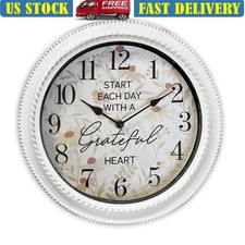 Inspirational 12 Inch Analog Wall Clock Quartz Battery Powered Home Decor New Decorative Clock price
