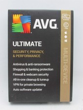 AVG ULTIMATE Security, Privacy, & Performance for Win/Mac/Android 10 Devices NEW Security Devices price