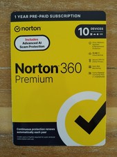 NORTON 360 PREMIUM 10 DEVICES 2026 Internet Security Key Card New Ship Fast ! Security Devices price
