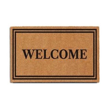 Welcome Coco Coir Front Door Mat Heavy Duty Non Slip Outdoor Doormat Doormat price