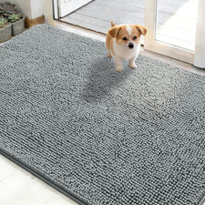 Dog Door Mat for Muddy Paws 48X30, Absorbs Moisture and Dirt, Absorbent Non-Slip Doormat price