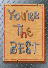 Designer Greetings Nuts Bolts Screws Nails You're The Best Fathers Day Card Screws, Nails, Nuts price