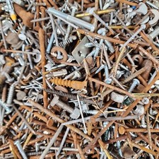 11 lbs. Bulk Assorted Loose Mixed Nuts Bolts Screws Washers Nails Lot #8 Screws, Nails, Nuts price