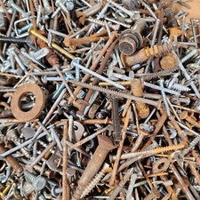 11 lbs. Bulk Assorted Loose Mixed Nuts Bolts Screws Washers Nails Lot #13 Screws, Nails, Nuts price