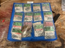 Massive  200 pc Hardware Lot – Screws, Bolts, Nuts, Washers, Nails, Anchors  NEW Screws, Nails, Nuts price