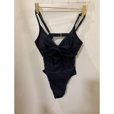 Black one piece bathing suit with keyhole, S Swimsuit price
