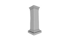 Printle Column Pillar--Decorative Grave Garden Object for Dioramas Train Sets Decorative Object price