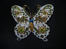 Enamel & Gilt Large Butterfly Decorative Object Decorative Object price