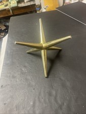 Brass Finished Aluminum Small Metal Decorative Object Jack Adra 10.5” MCM style Decorative Object price