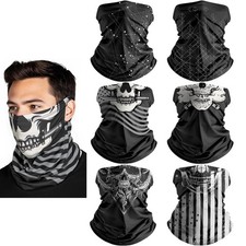 HONGTEYA 6 Pack Summer Neck Gaiter UV Protection Cooling Face Mask Neck Gaiter (Outdoor) price
