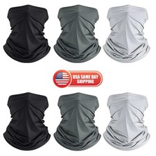 6 PCS UV Protection Cooling Neck Gaiter Face Mask Cover Scarf Breathable Bandana Neck Gaiter (Outdoor) price