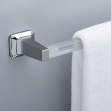 24 Inch Towel Bar Replacement Plastic Spring Loaded End Bathroom Bath Rack Home Towel Rack price