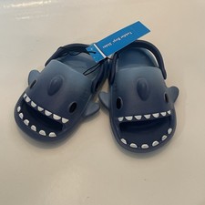 Kids' Shark Sandals Non-Slip Soles Lightweight Casual Beach Slides Unisex Children's Slippers & Sandals price