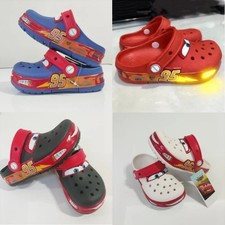 Kids Lightning Car Light Up Slippers EVA Non Slip Beach Sandals Shoes Unisex Children's Slippers & Sandals price