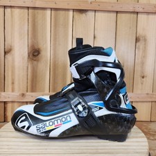 Salomon S/Lab Skate Pro Cross Country Ski Boots Mens 10 44 eu Black Carbon Fiber Ski Boots price