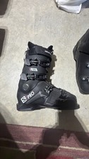 Men’s Ski Boots Salomon S/PRO 100  27/27.5 Black Alpine On-Piste Used Ski Boots price