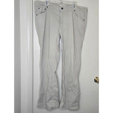 Levi Strauss Signature Womens Low Rise Bootcut Pants Khaki Beige Sz ⁴18M Stretch Women's Pants price