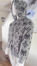 Watson Luxe Gray Black Mink Hooded Zip Jacket NWT Men's Size M Streetwear Men's Overcoat price