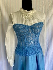 Vintage 90s 3-Piece Gown Cosplay Formal Wear Tea Dress Women's Nightgown and Robe price