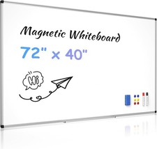Magnetic Dry Erase Bulletin White Board 40 x 72 inch Aluminum Frame Wall-Mounted Wall Board price