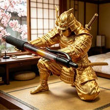 Creative Samurai Pen Holder Japanese Warrior Pencil Stand Desk Decor Pen Holder price