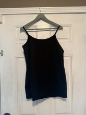 Torrid Womens Foxy Cami Sz 2 BlackCotton Blend Adjustable Straps Tunic price