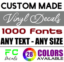 Custom Text Vinyl Lettering Sticker Decal Personalized  ANY TEXT - ANY NAME [A17 Wall Sticker price
