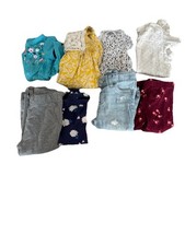 Lot Of 8 Baby Girl Clothes Size 12-18 Month Flowers, Jean,dress, Shirt,one Piece Baby Clothing Set price