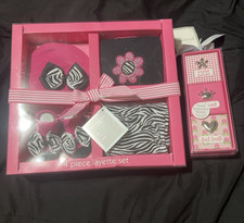 First Impressions Pink and black zebra print baby girl layette set 0-6 months Baby Clothing Set price