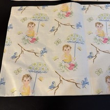 Valance set 2 Window Curtain Topper 10"W X34"L Baby Childs room Butterfly Birds Baby Room Curtain price