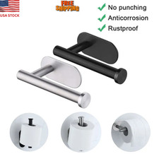 Wall Mounted Toilet Paper Holder No Drill Adhesive Bathroom Tissue Roll Rack Toilet Paper Holder price