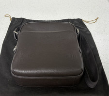 BOSS Men's Reporter Bag In Brown Grained Italian Leather (Discontinued Color!) Men''s Handbag price