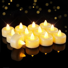Flameless LED Tea Lights - Battery Operated Candles for Home & Events Decorative Candle price