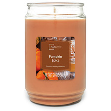 Pumpkin Spice Scented single Wick candle Large jar 20 Ounces Home Fragrance.... Decorative Candle price